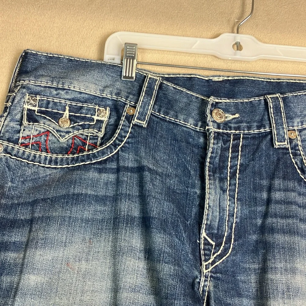 True Religion Straight Fake Blood Splatter‎ Zola Movie Prop Jeans Men’s size 36